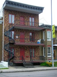 Apparement classique sur trois étages dans le ville de Québec